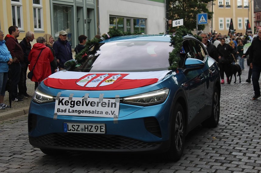Festumzug zum 214. Brunnenfest in Bad Langensalza
