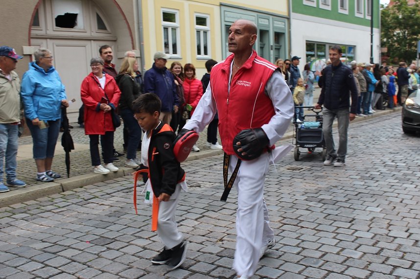 Festumzug zum 214. Brunnenfest in Bad Langensalza