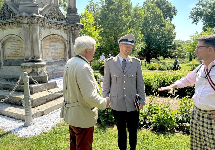 Festveranstaltung zum Gedenken an die Schlacht bei Langensalza am 27. Juni 1866