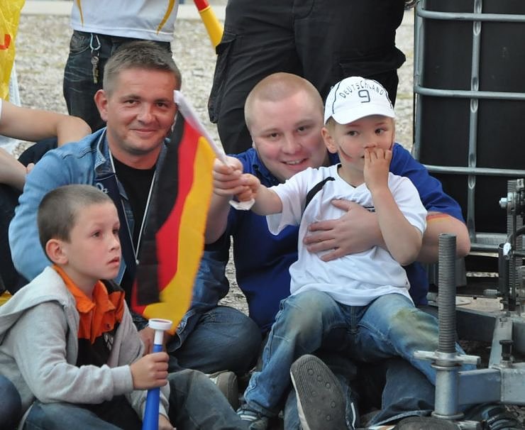 Public Viewing auf den Petersberg