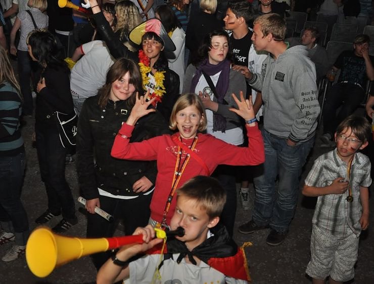 Public Viewing auf den Petersberg