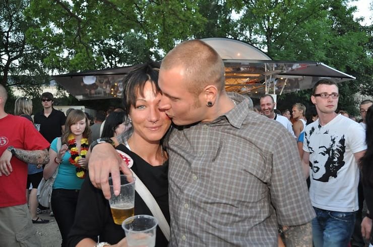 Public Viewing auf den Petersberg