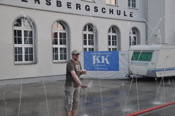 Public Viewing auf den Petersberg