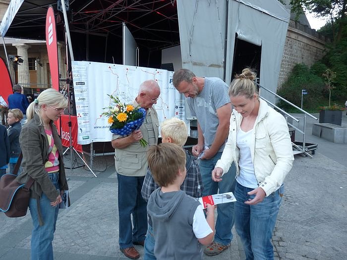 Athletenpr&auml;sentation des 15. Sparkassenmeetings 