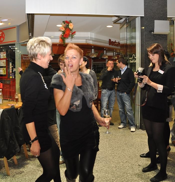 Geburtstagsfeier in der Galerie